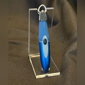 Cross Ion Blue Rollerball Keyring Pen – Pull Action Pocket Pen, 4”